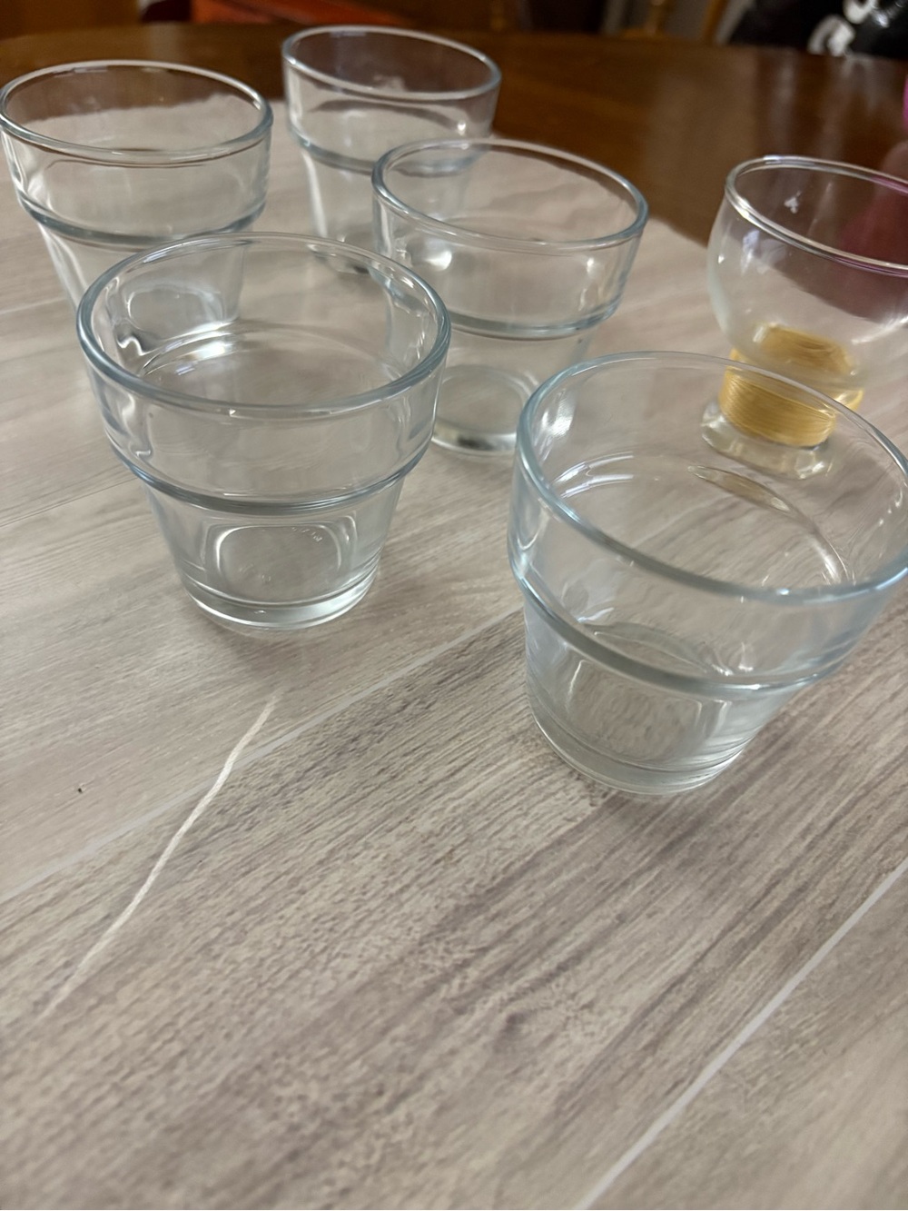 6 shot glasses